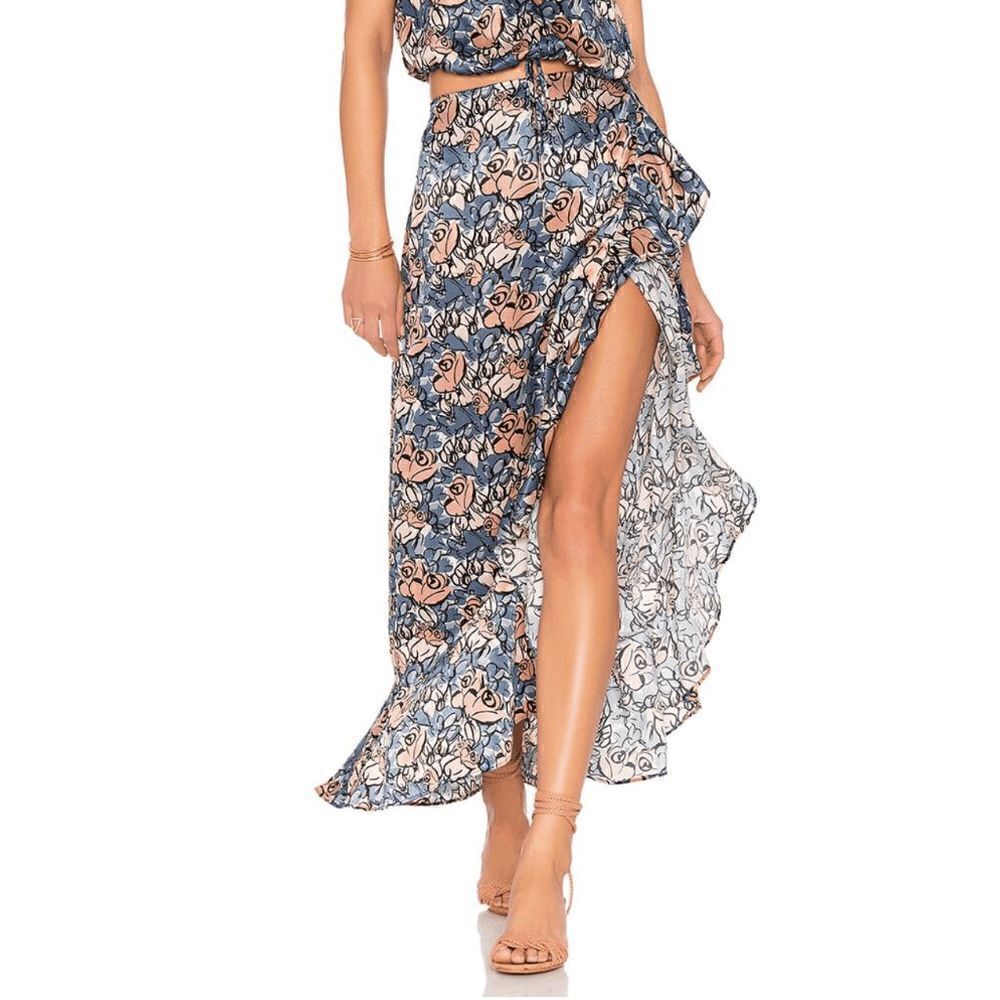 House of Harlow X REVOLVE Clementine Skirt Sketchy Floral Skirt